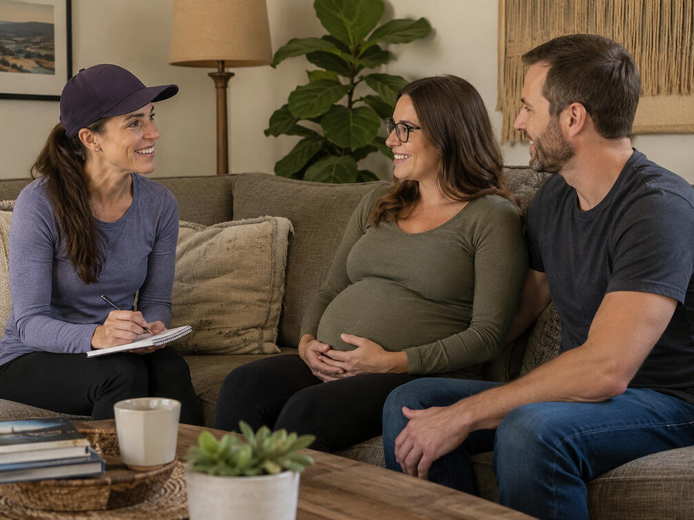 doula and clients